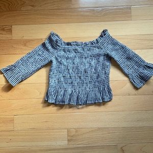 American Eagle Outfitters Off the Shoulder Crop Top